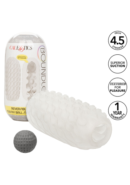 CalExotics Boundless Reversible Squishy Ball Stroker GREY - 1