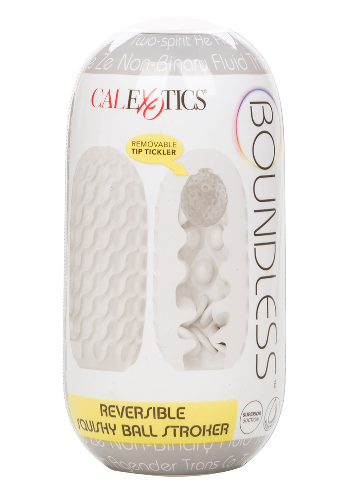 CalExotics Boundless Reversible Squishy Ball Stroker GREY - 10