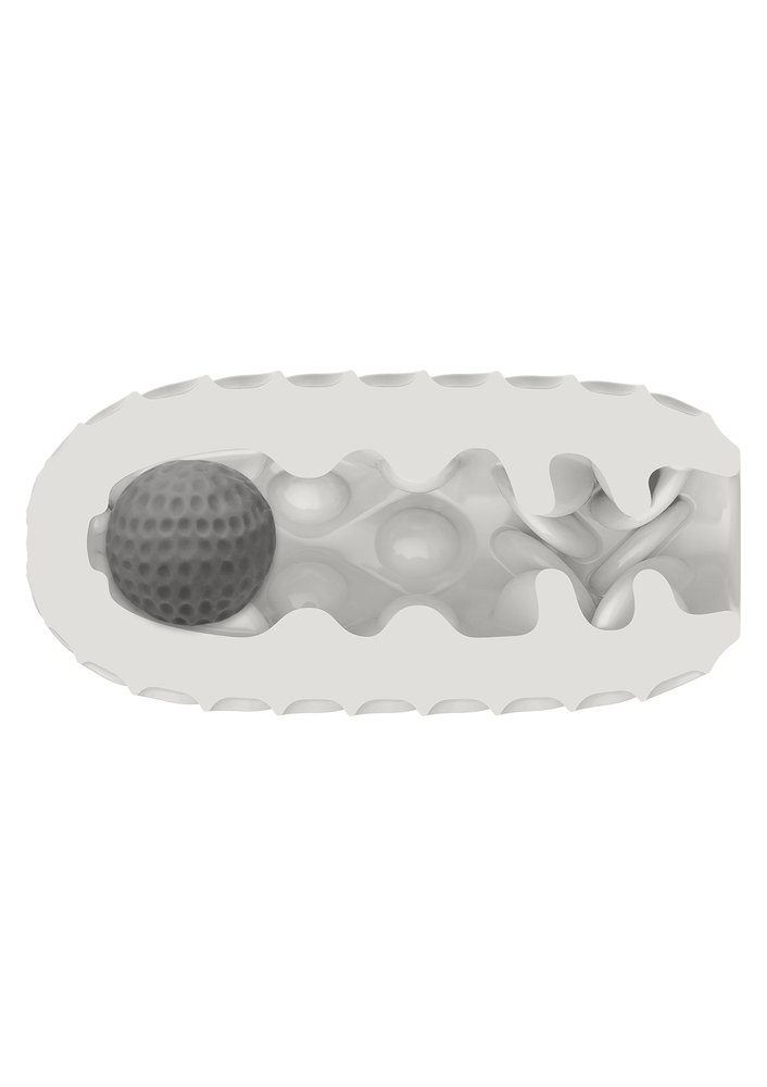 CalExotics Boundless Reversible Squishy Ball Stroker GREY - 8