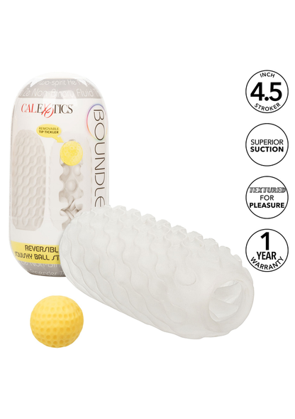 CalExotics Boundless Reversible Squishy Ball Stroker YELLOW - 7