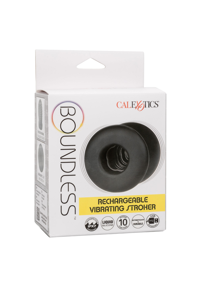 CalExotics Boundless Rechargeable Vibrating Stroker BLACK - 790