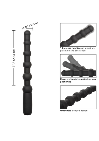 CalExotics Rechargeable X-10 Beads BLACK - 4