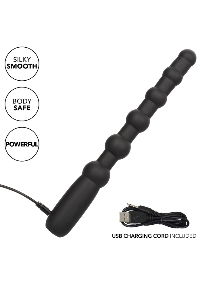 CalExotics Rechargeable X-10 Beads BLACK - 5