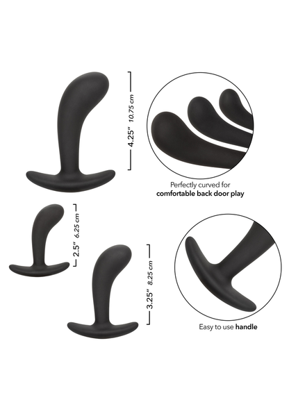 CalExotics Anal Silicone Prostate Kit BLACK - 7