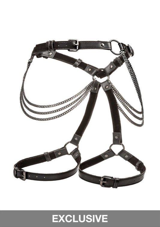CalExotics Euphoria Collection Multi Chain Thigh Harness