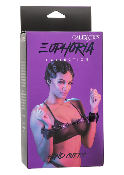 CalExotics Euphoria Collection Hand Cuffs BLACK - 810