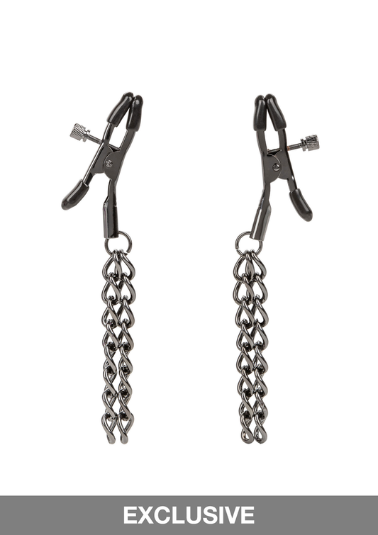 CalExotics Euphoria Collection Chain Nipple Clamps