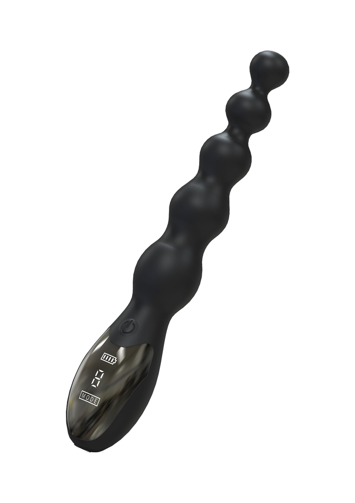 Hidden Desire Extreme Beaded Anal Power Vibrator BLACK - 4