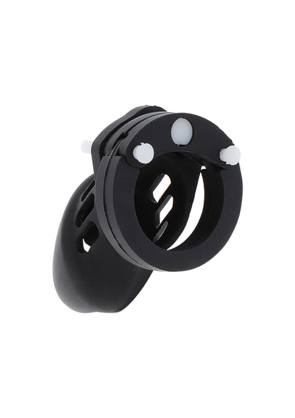 Hidden Desire Extreme Chastity Cock Cage Silicone S BLACK - 1