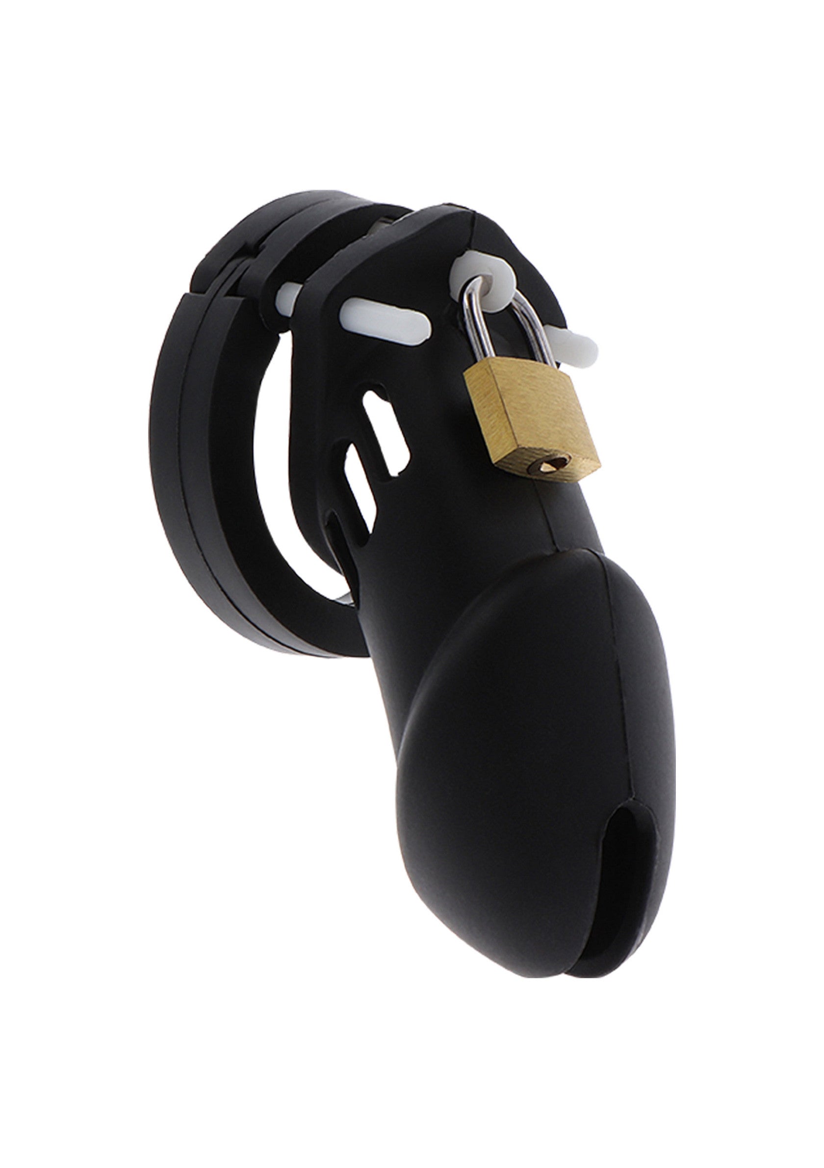 Hidden Desire Extreme Chastity Cock Cage Slicone L BLACK - 4