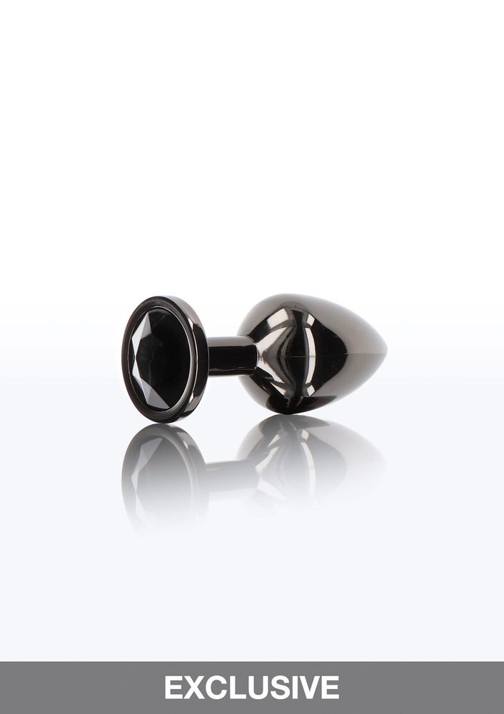 Taboom Bondage Essentials Butt Plug With Diamond Jewel S BLACK - 5