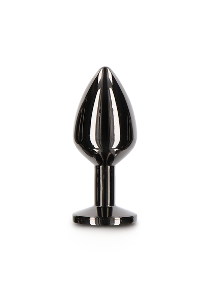 Taboom Bondage Essentials Butt Plug With Diamond Jewel M BLACK - 5