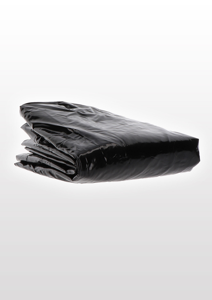 Taboom Bondage Essentials Wet Play Queen Size Bedsheet BLACK - 1