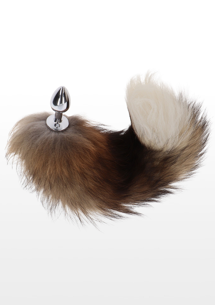 Taboom Bondage Essentials Foxtail Buttplug SILVER - 5