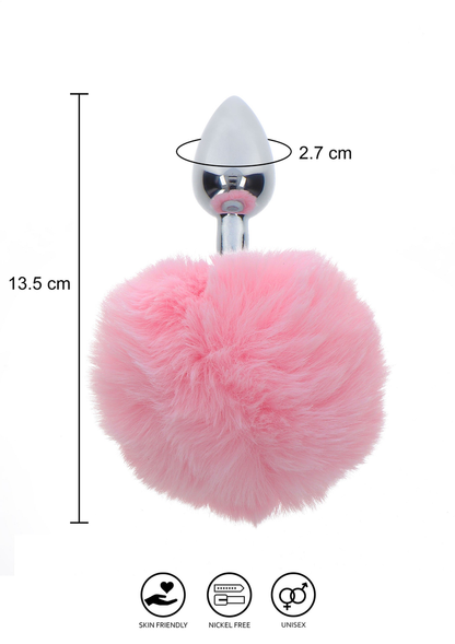 Taboom Bondage Essentials Bunnytail Buttplug PINK - 3