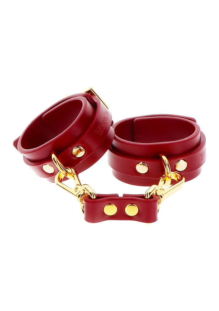 Taboom Bondage in Luxury Wrist Cuffs RED - 3