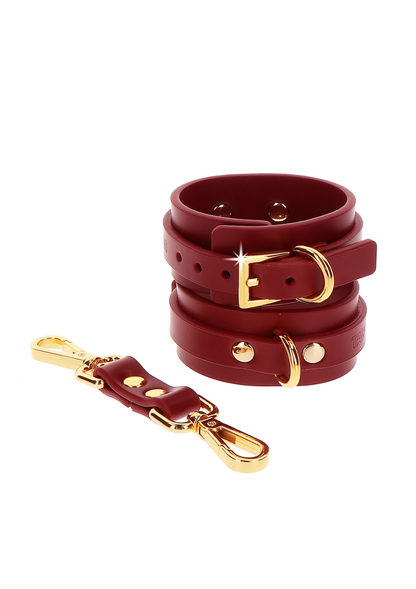 Taboom Bondage in Luxury Wrist Cuffs RED - 6