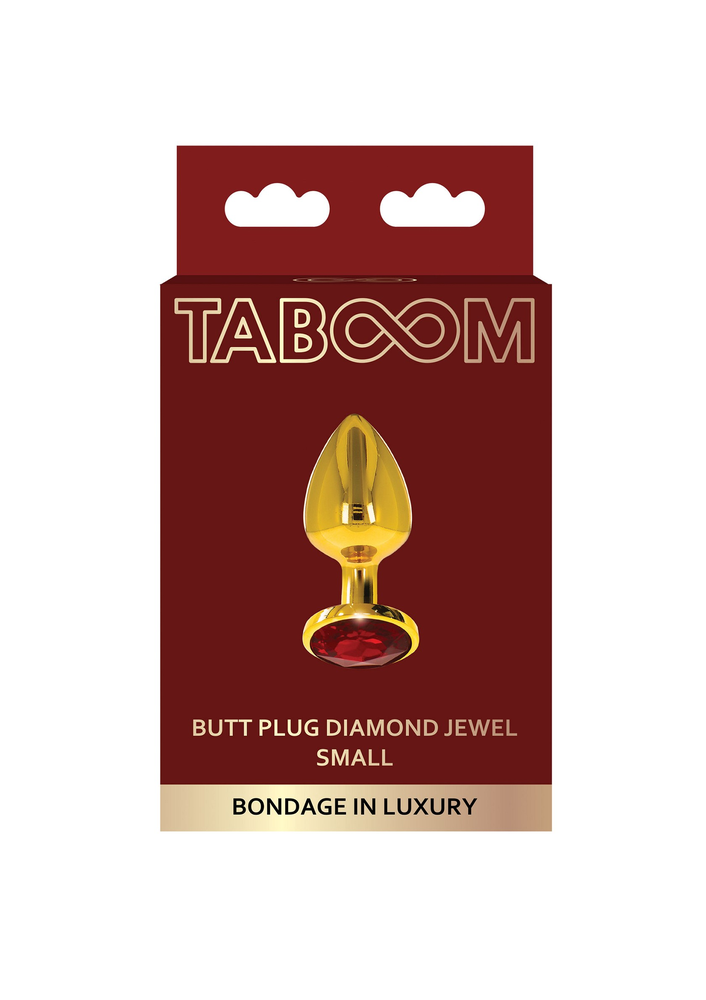 Taboom Bondage in Luxury Butt Plug With Diamond Jewel S GOLD - 5