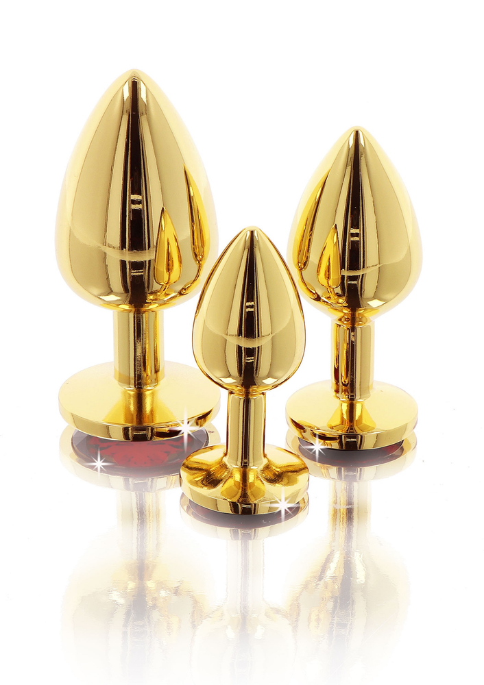 Taboom Bondage in Luxury Butt Plug With Diamond Jewel S GOLD - 3