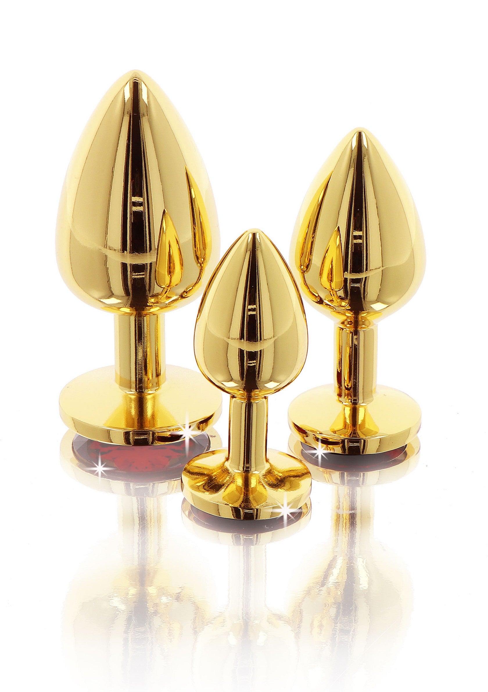 Taboom Bondage in Luxury Butt Plug With Diamond Jewel M GOLD - 5