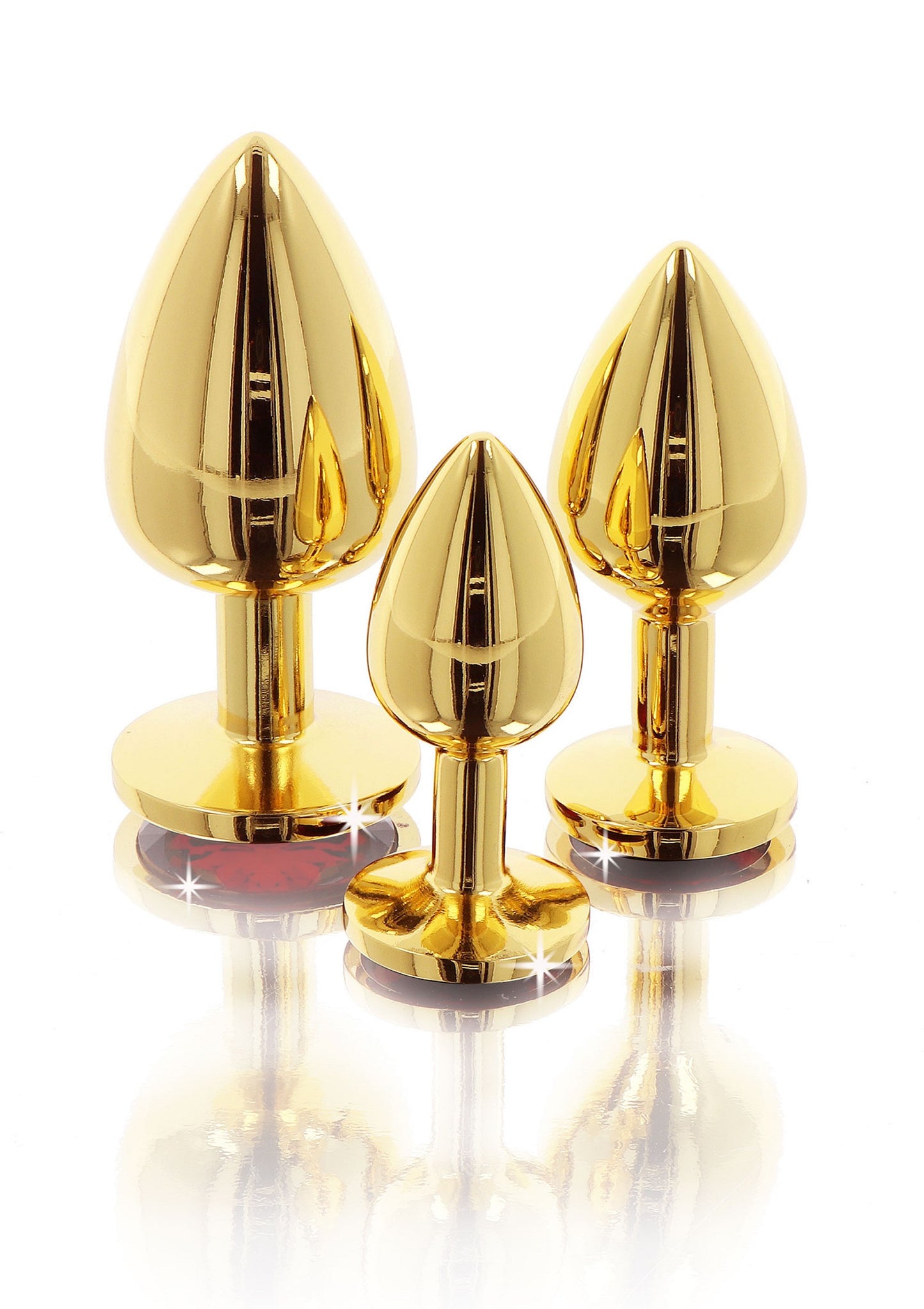 Taboom Bondage in Luxury Butt Plug With Diamond Jewel L GOLD - 1