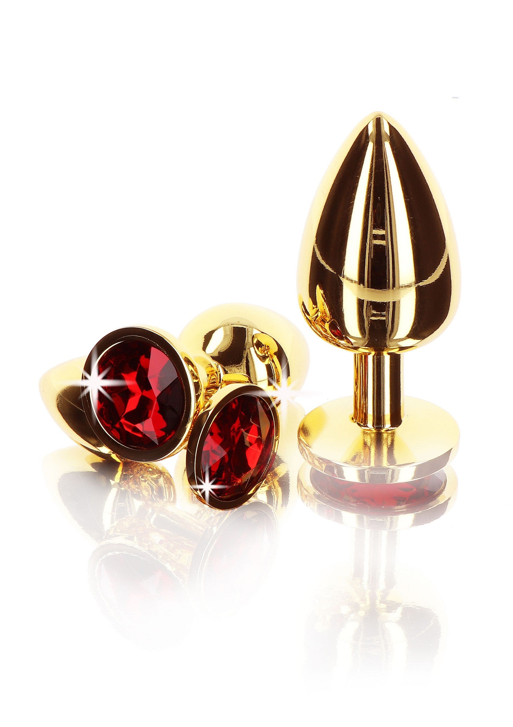 Taboom Bondage in Luxury Butt Plug With Diamond Jewel L GOLD - 3