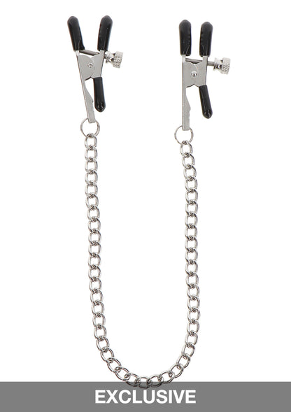 Taboom Nipple Play Adjustable Clamps with Chain SILVER - 3