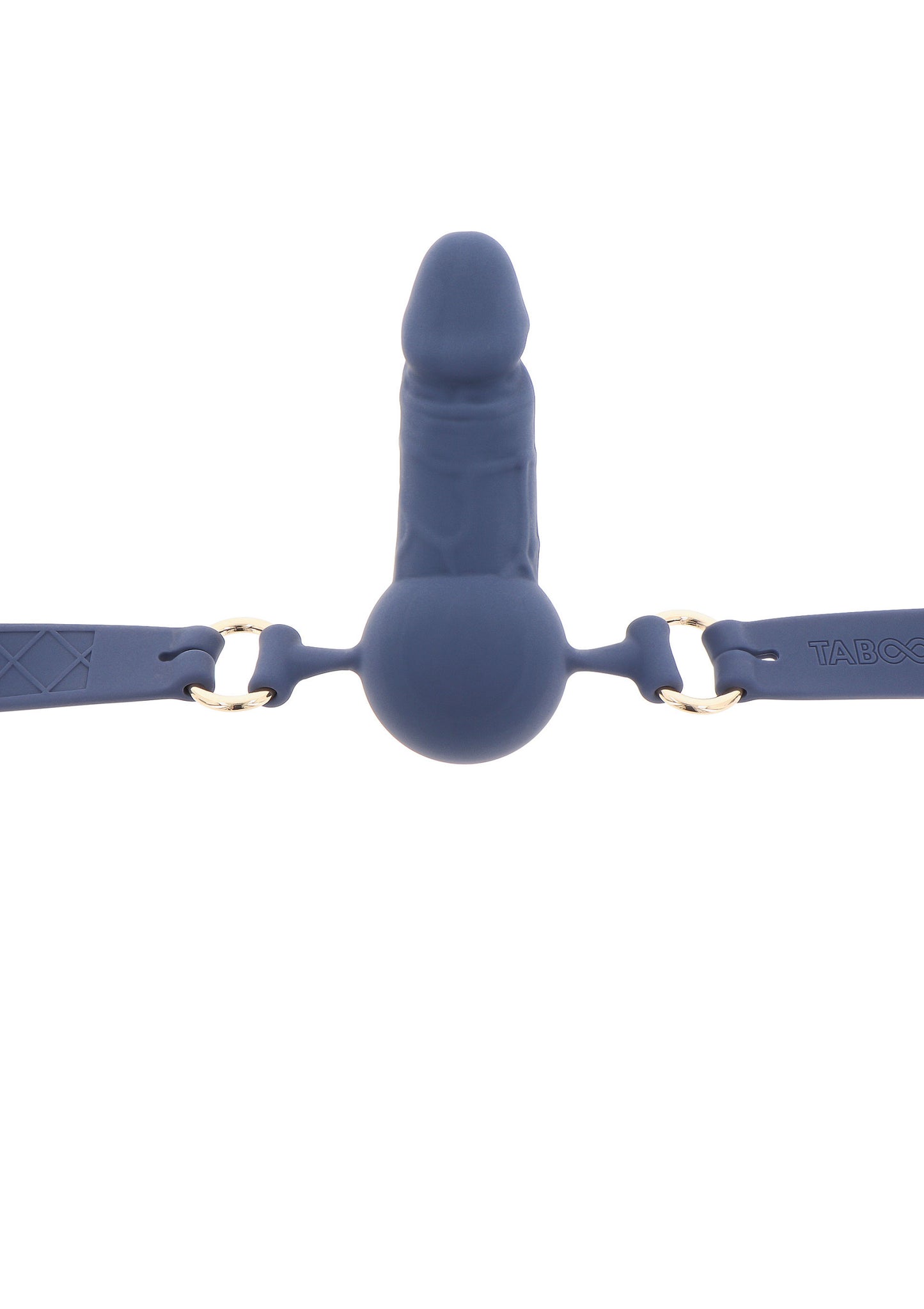 Silicone Penis Ball Gag BLUE - 0