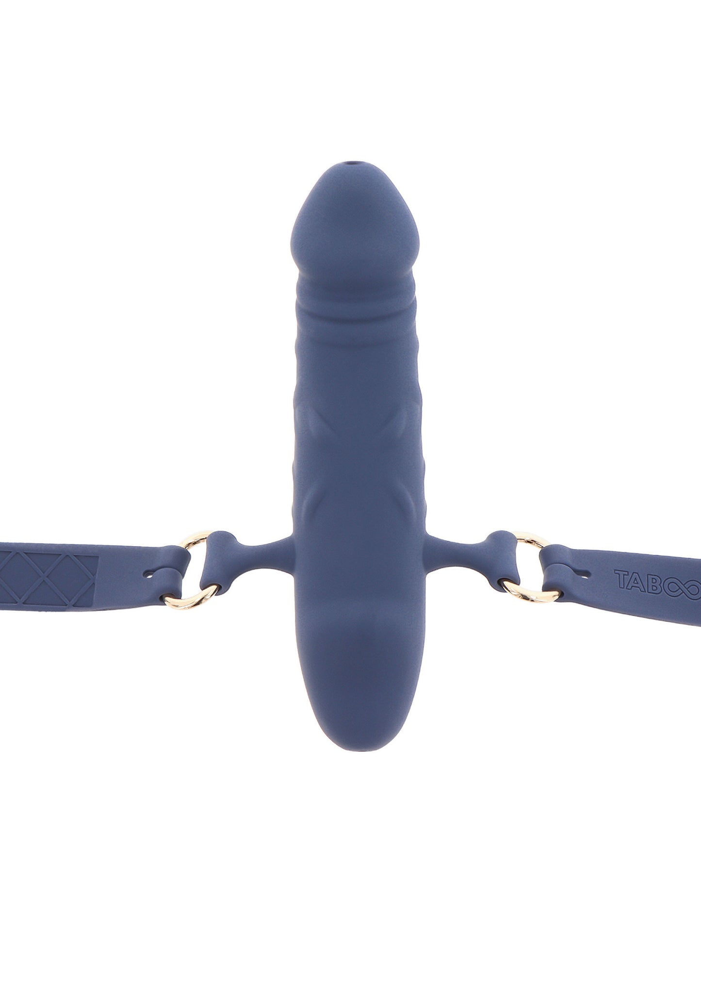 Silicone Breathable Penis Gag BLUE - 1