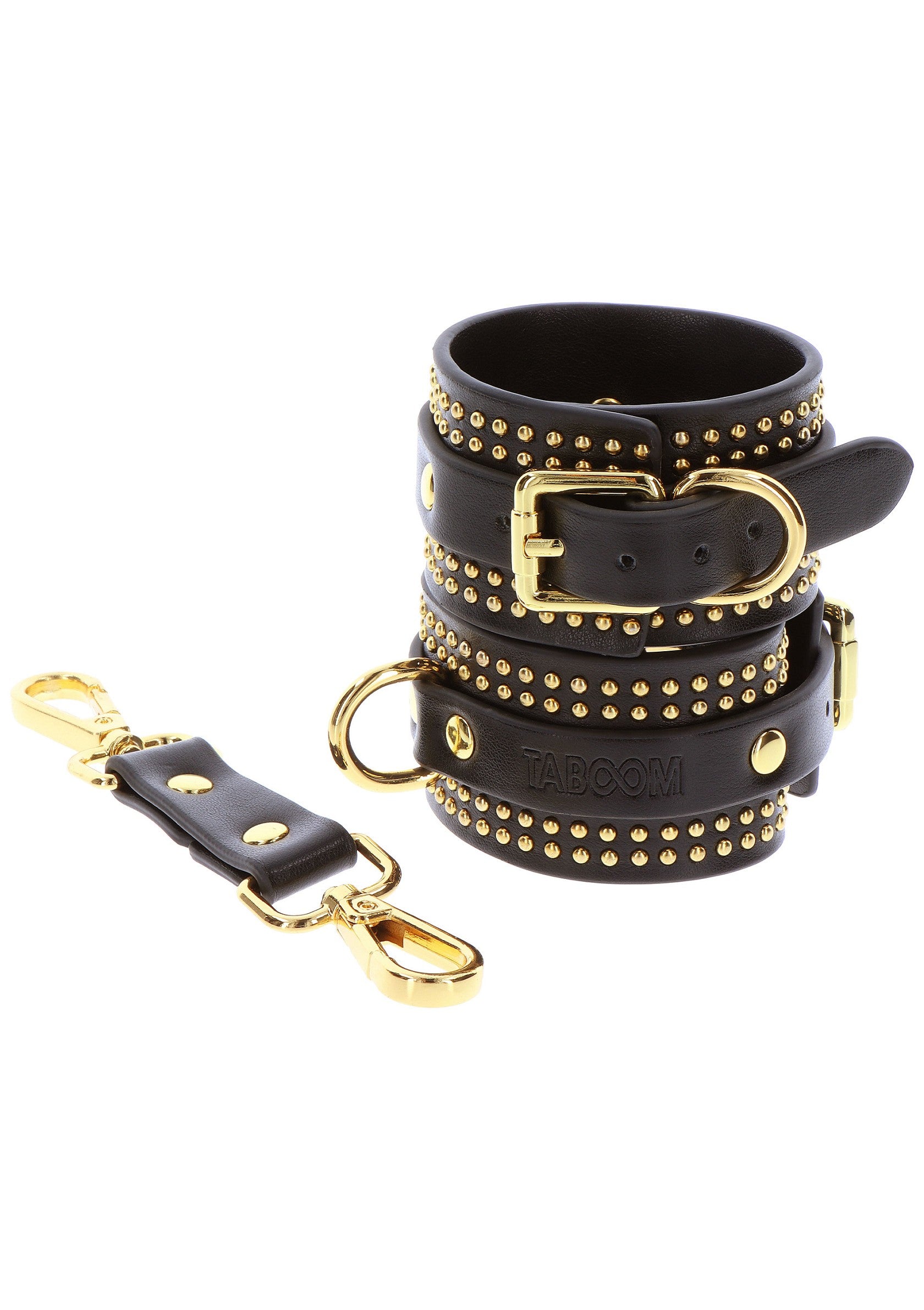 Taboom Vogue Studded Wrist Cuffs Set BLACK - 2