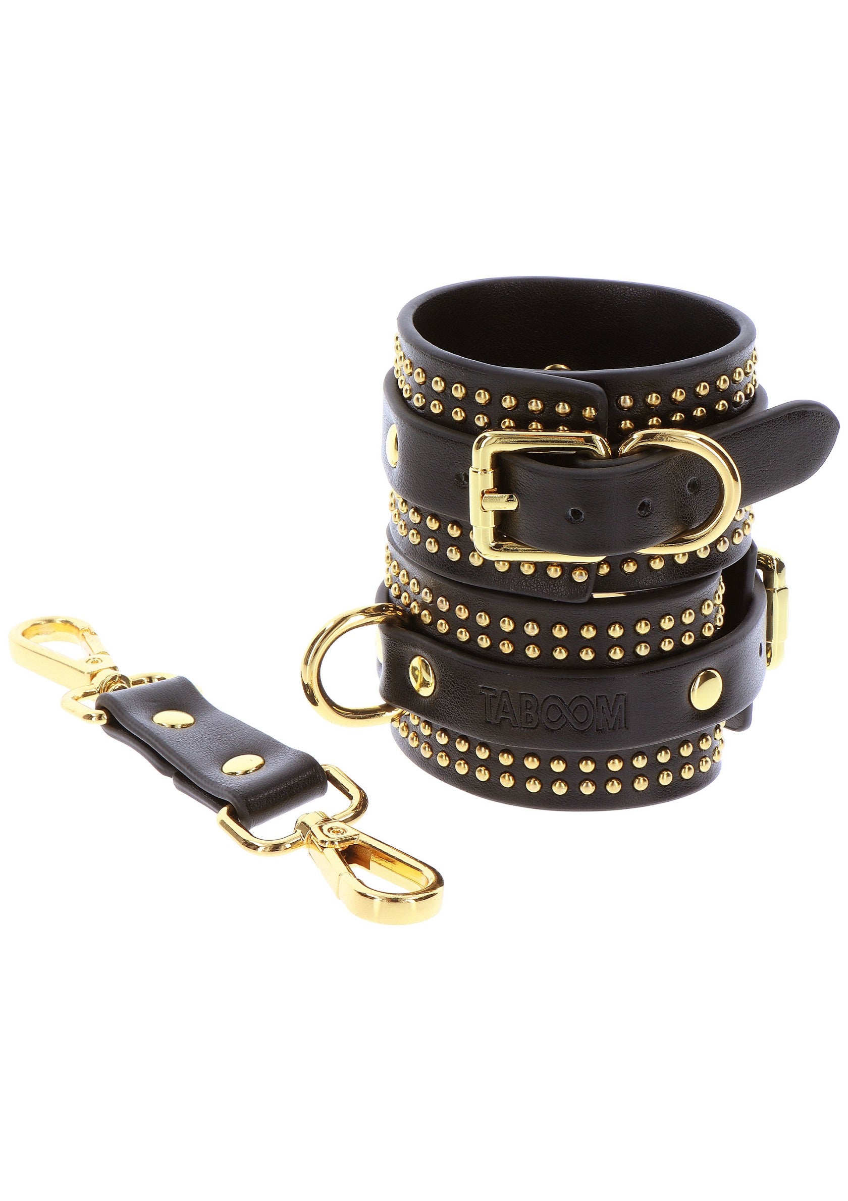 Taboom Vogue Studded Ankle Cuffs Set BLACK - 6