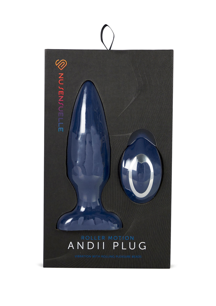 Nu Sensuelle Andii Roller Motion Plug NAVY - 2