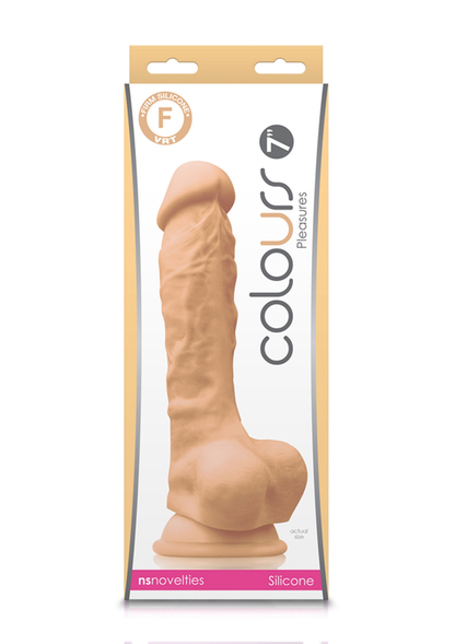 NS Novelties Colours Pleasures 7' Dildo SKIN - 1