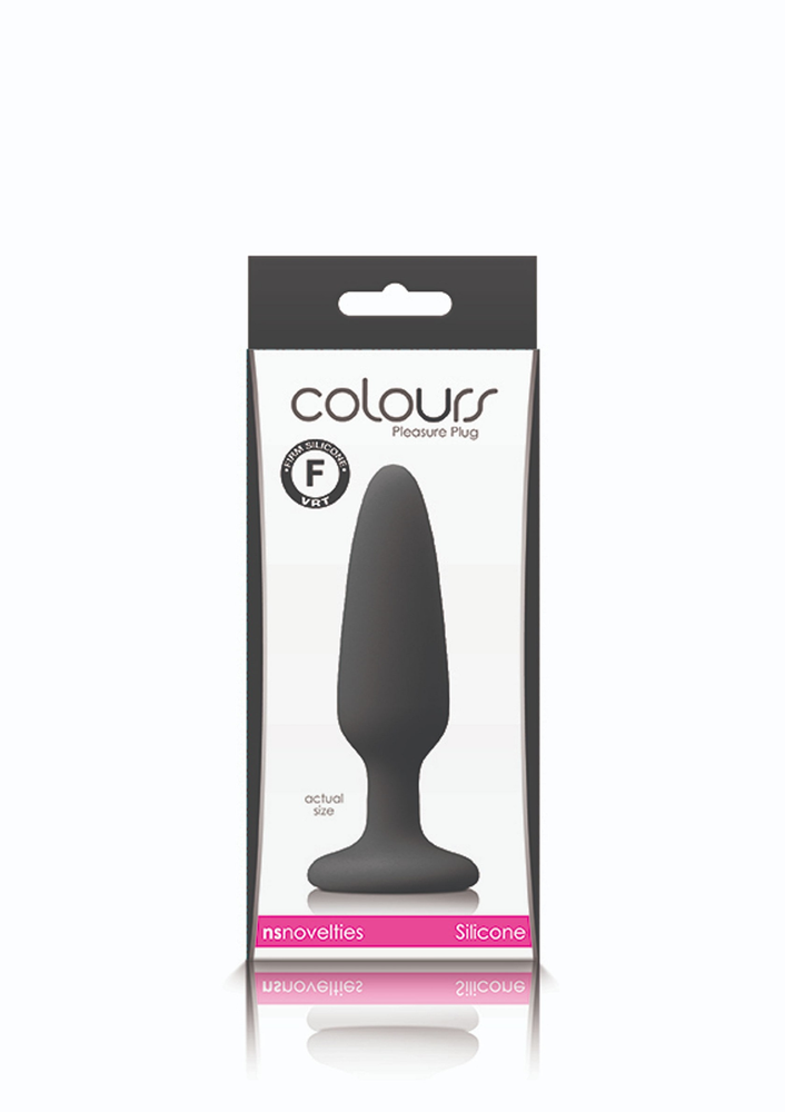 NS Novelties Colors Pleasures Small Plug BLACK - 0