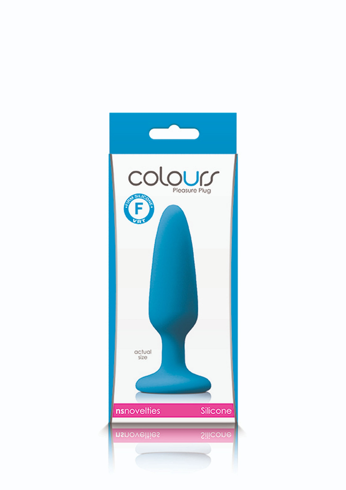 NS Novelties Colors Pleasures Small Plug BLUE - 1