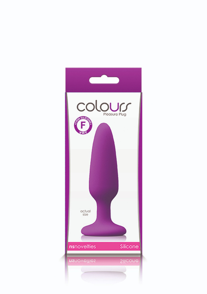 NS Novelties Colors Pleasures Small Plug PURPLE - 0