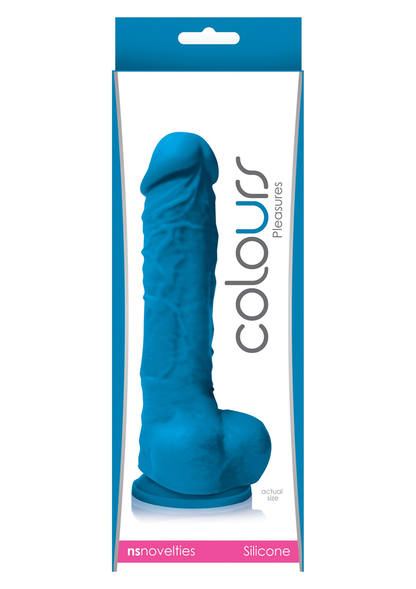 NS Novelties Colours Pleasures 5' Dildo BLUE - 0