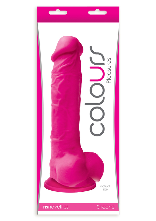 NS Novelties Colours Pleasures 8' Dildo - Rosa