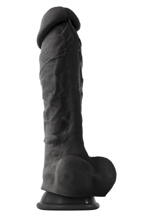 NS Novelties ColourSoft 8' Soft Dildo - Schwarz