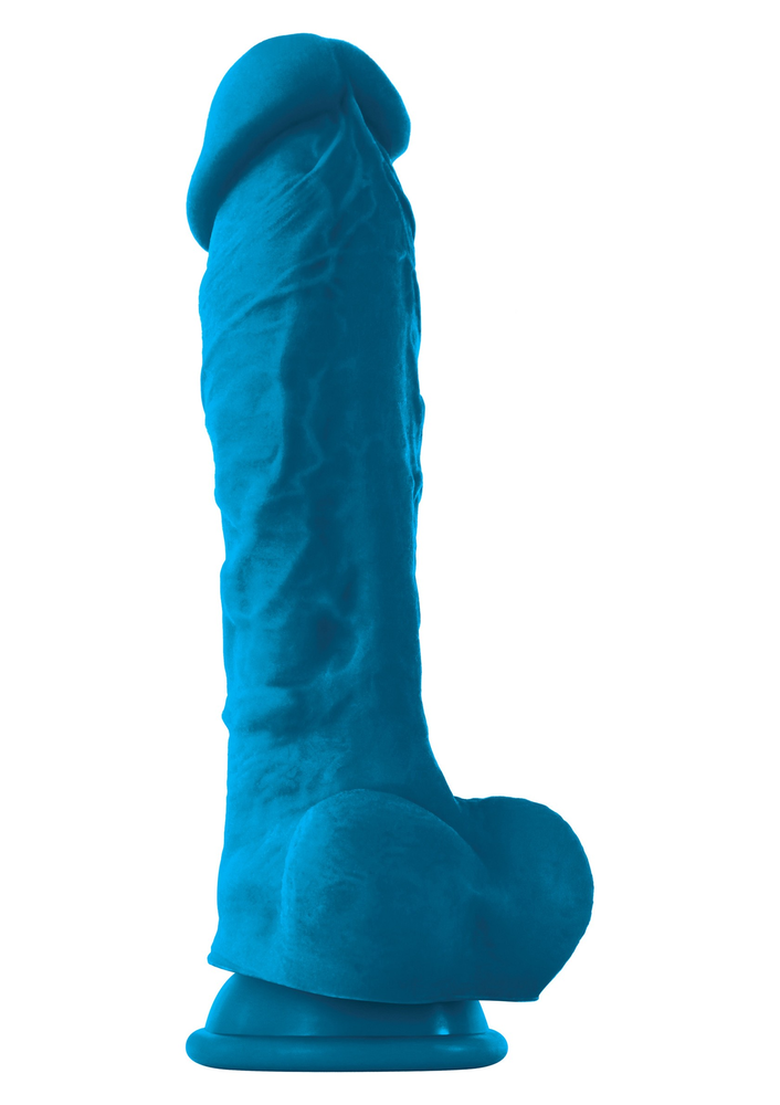 NS Novelties ColourSoft 8' Soft Dildo BLUE - 0