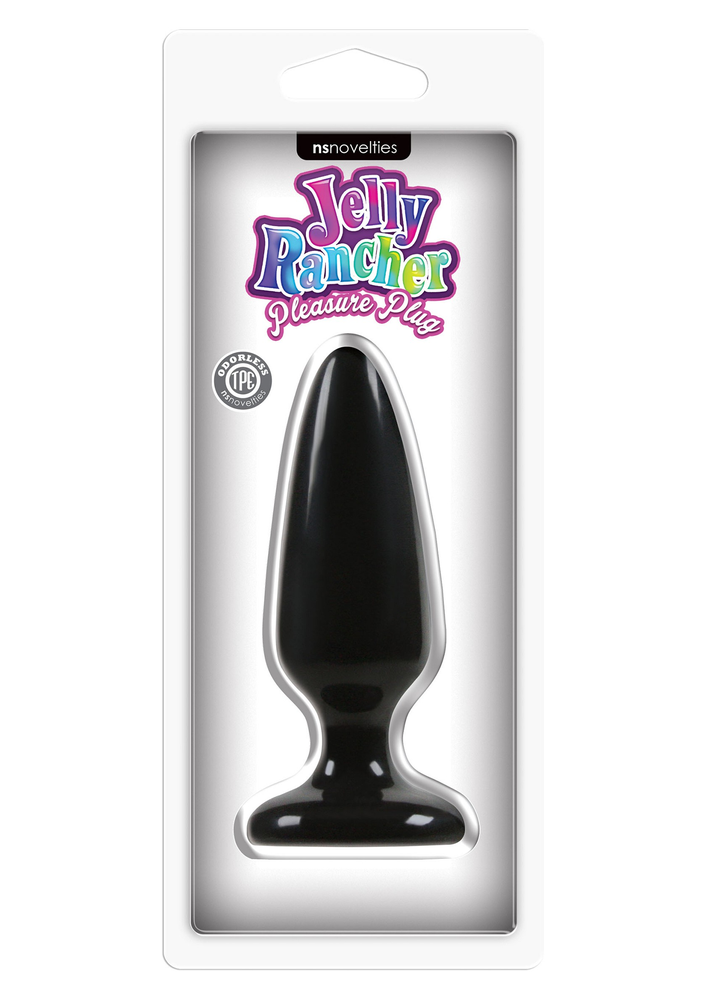 NS Novelties Jelly Rancher Pleasure Plug Medium BLACK - 0