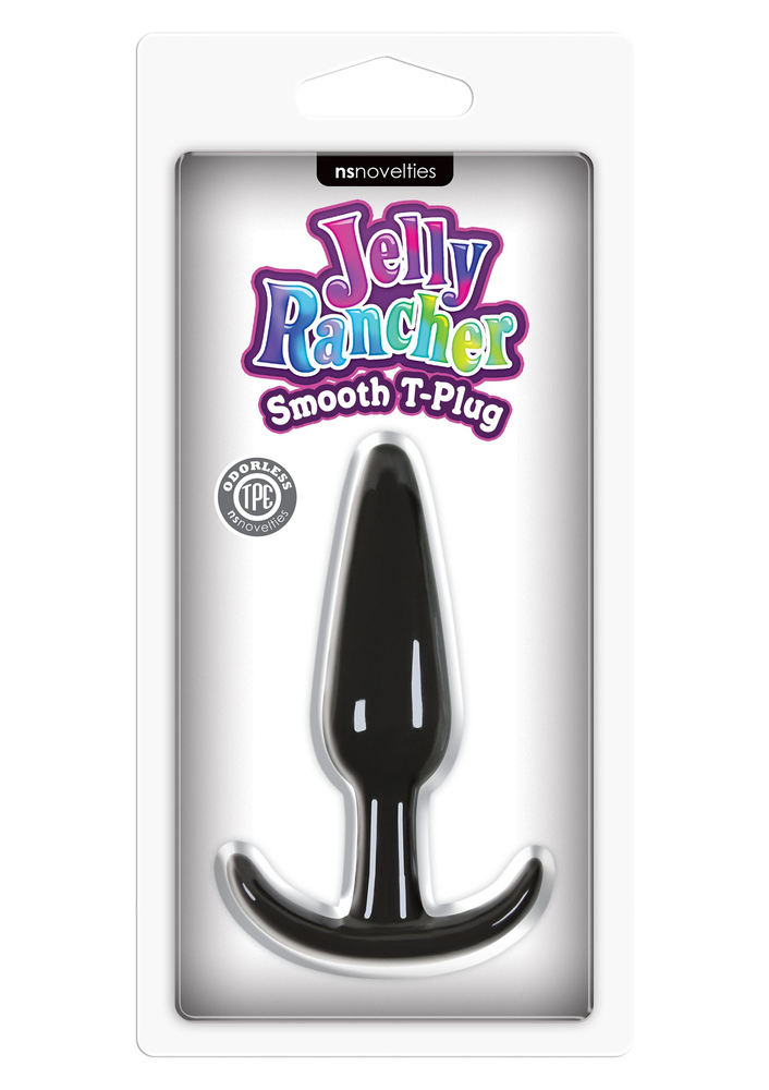 NS Novelties Jelly Rancher TPlug Smooth BLACK - 1