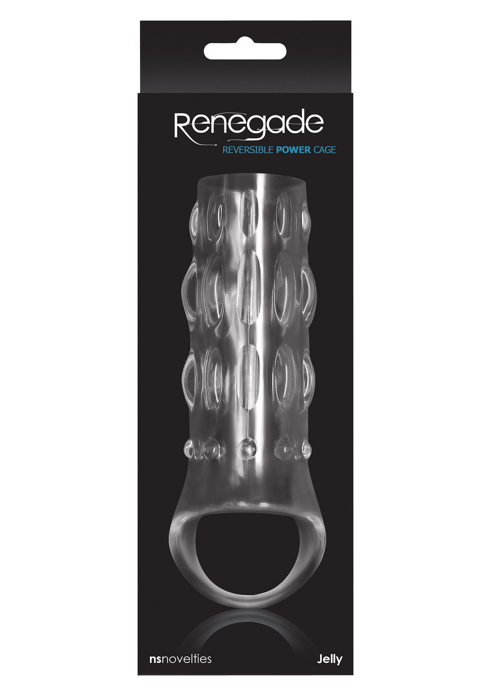 NS Novelties Renegade Power Cage TRANSPA - 0