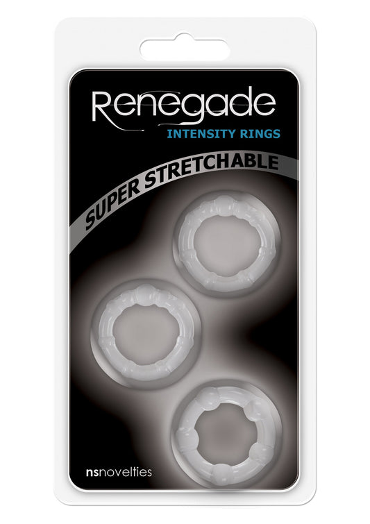 NS Novelties Renegade Intensity Rings - Transparent