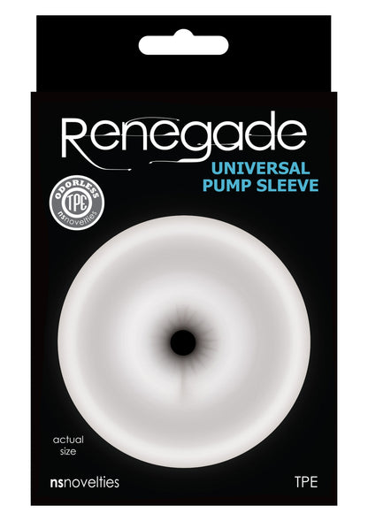 NS Novelties Renegade Universal Pump Sleeve Ass TRANSPA - 1