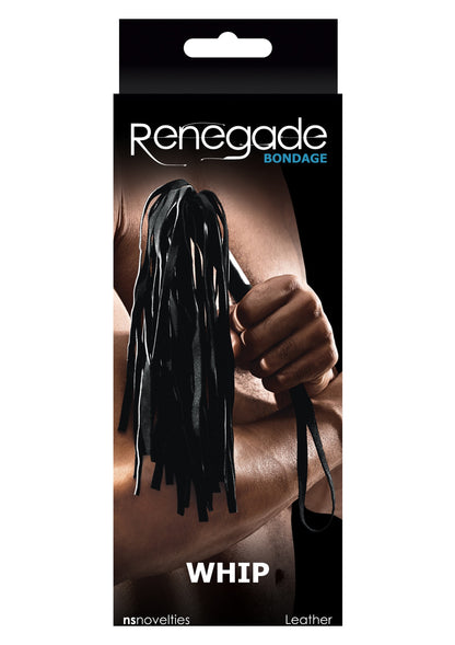 NS Novelties Renegade Whip BLACK - 1