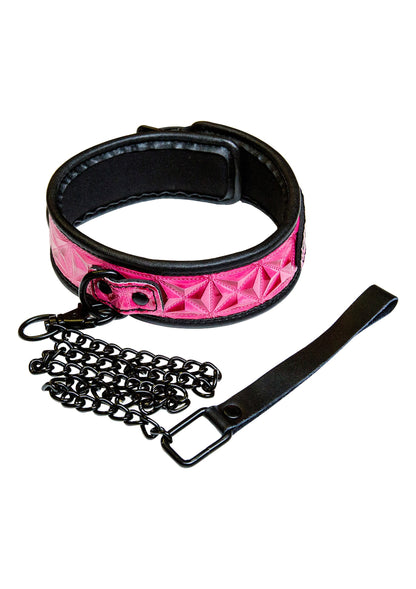 NS Novelties Sinful 2' Collar PINK - 0