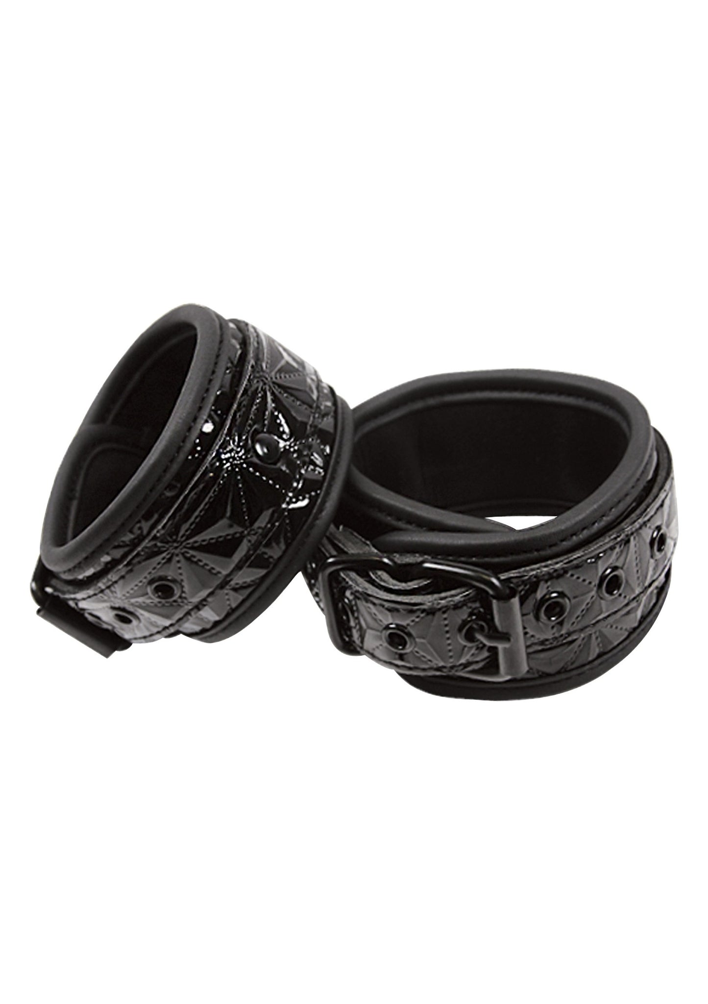 NS Novelties Sinful Wrist Cuffs BLACK - 0