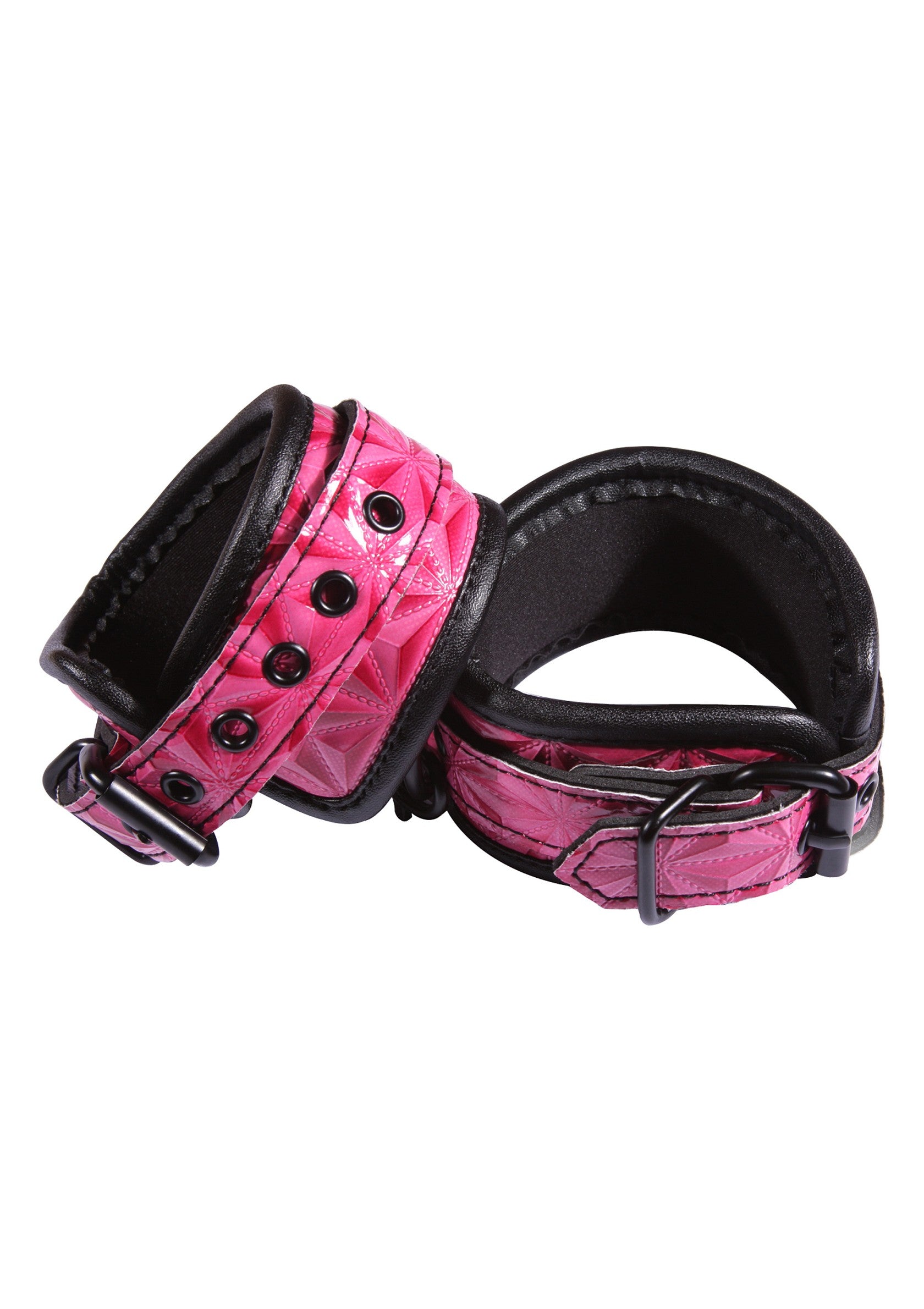 NS Novelties Sinful Ankle Cuffs PINK - 1