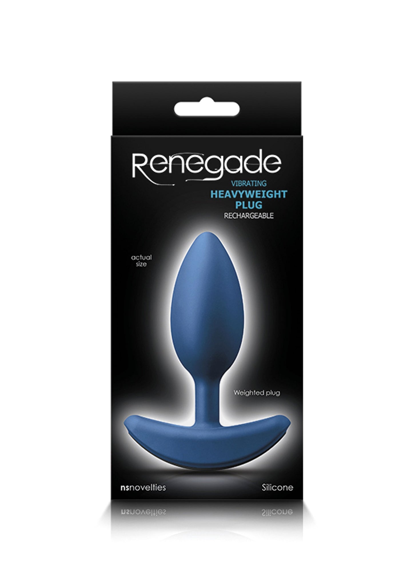 NS Novelties Renegade Heavyweight Plug Medium BLUE - 1